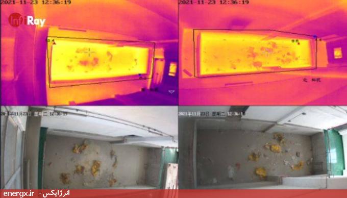 دوربین حرارتی InfiRay - ترموویژن - تشخیص چند جهته وضعیت زباله های خطرناک