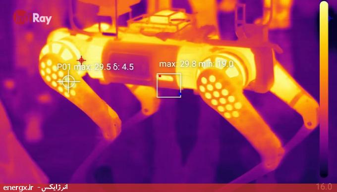 تجهیزات تصویربرداری حرارتی قابل نصب بر روی ربات های معدن